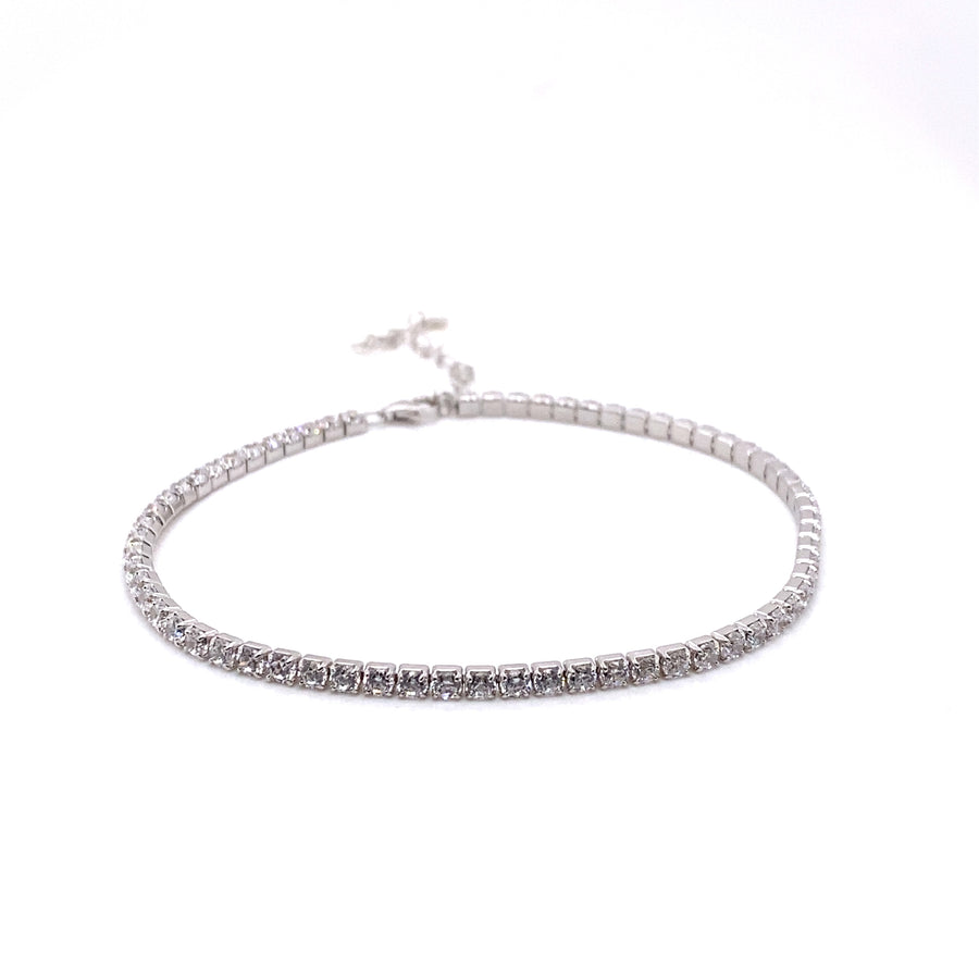 Gold / Silver Tennis Anklet (2mm)