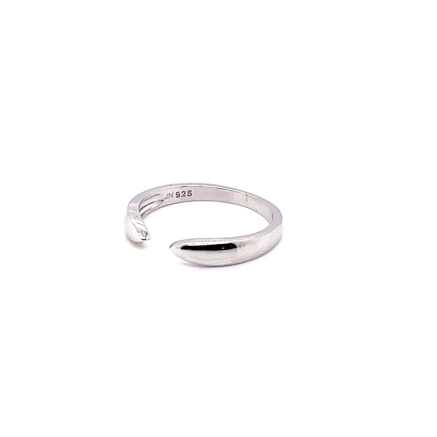 Duo Set Gold Silver Solid Band Ring