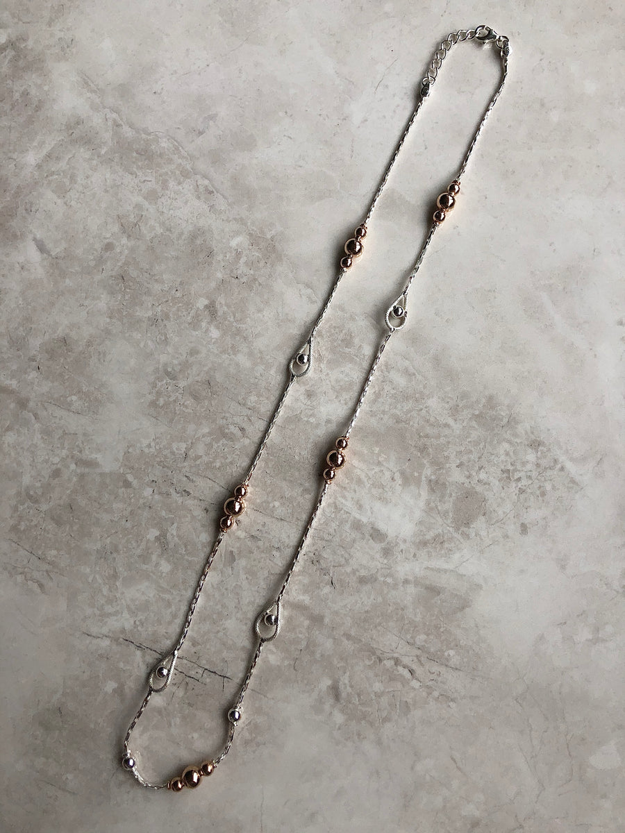 Sterling Silver Norin necklace www.JustNaadiyas.com