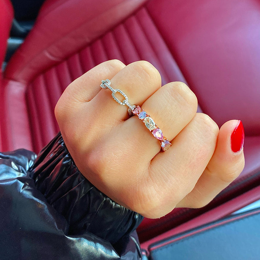 Multi Rosegold Eternity Band