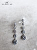 Fashion Earrings Silver Earings 5 Drop Justnaadiyas.com