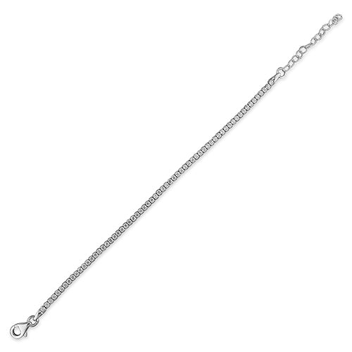 Simple Sterling Silver Tennis Bracelet