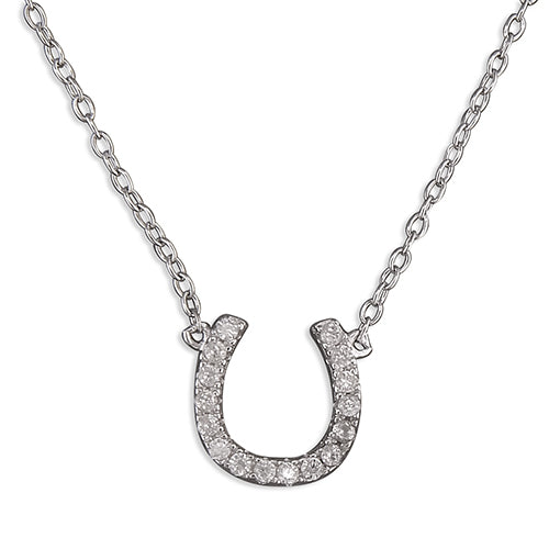 Horseshoe Silver Dainty Necklace