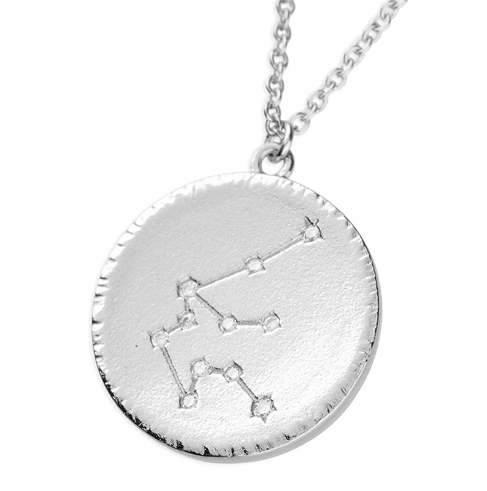 Aquarius Zodiac Sign Necklace