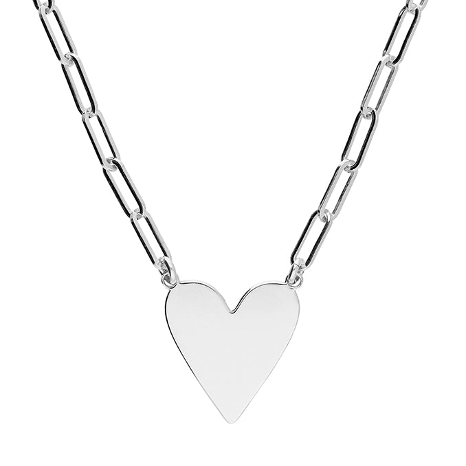 Gold / Silver Heart Link Necklace