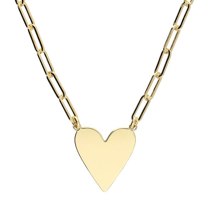 Gold / Silver Heart Link Necklace