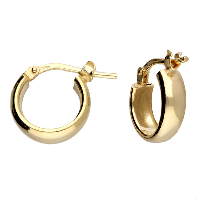 Mini 12mm Gold Hoop Earrings