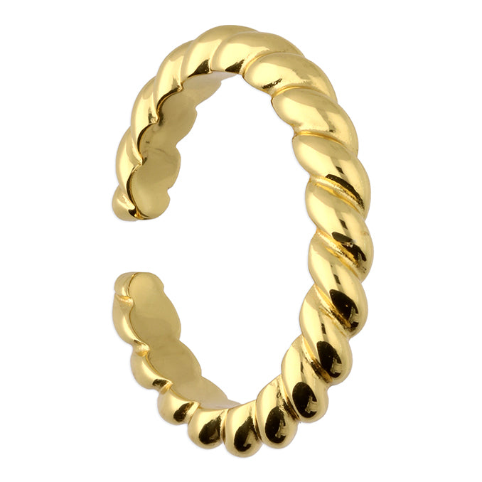 Gold / Silver Croissant Adjustable Ring