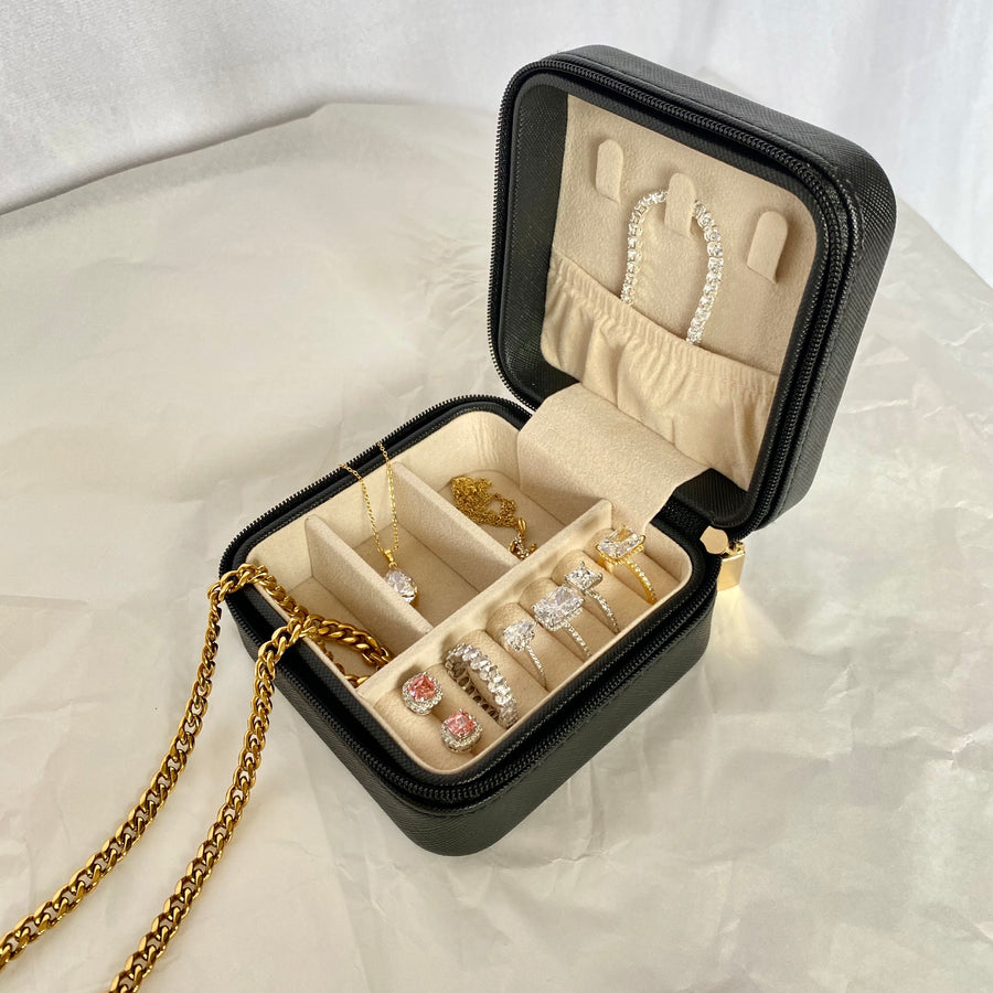 Black Jewellery Travel Case