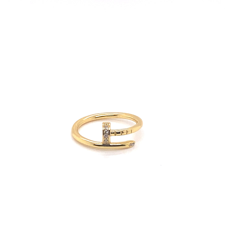 Gold / Silver Screw Wrap Ring