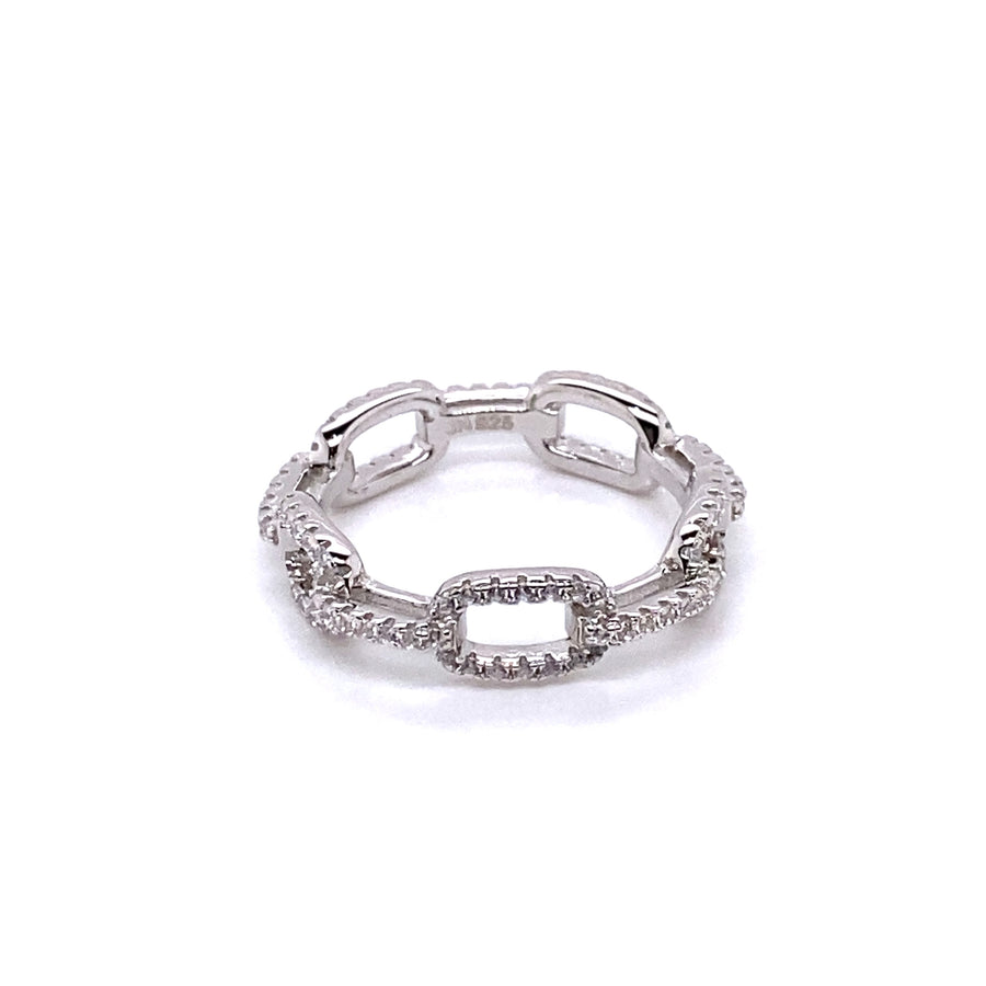Link Silver Eternity Band