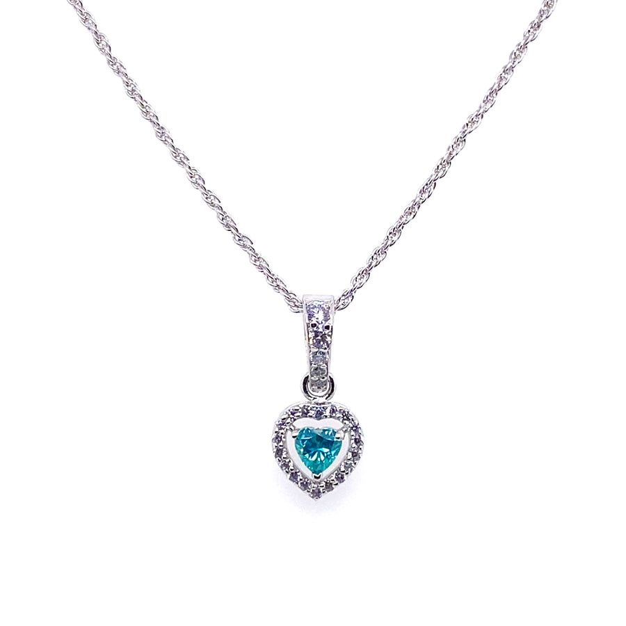 Turquoise Heart Shaped Necklace