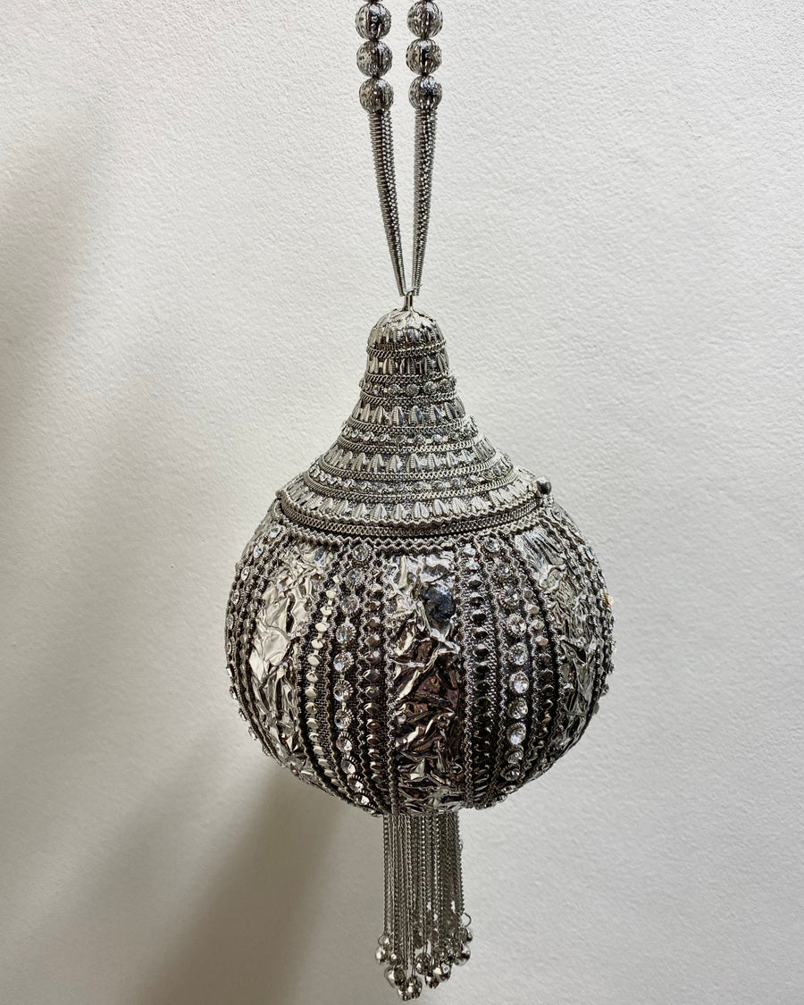 KAYA (SILVER) BRASS POTLI WWW.JUSTNAADIYAS.COM