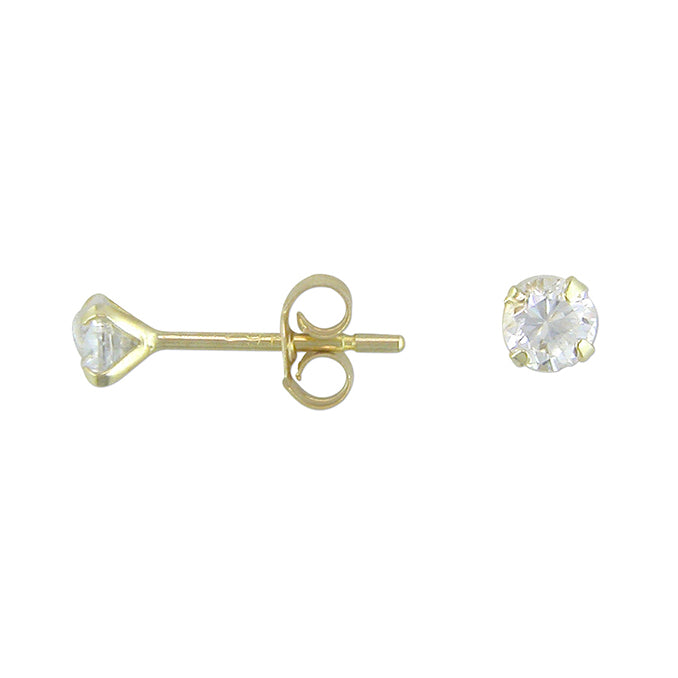9ct Gold Mini Gold Stud Earrings