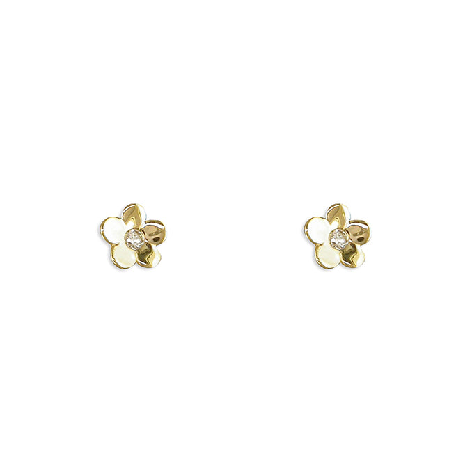 9ct Gold Daisy Stud Earrings