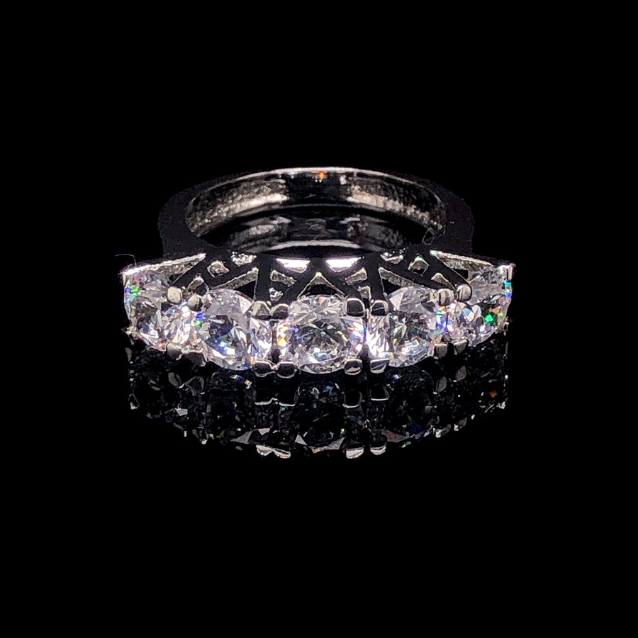 VEGAS SWAROVSKI RING WWW.JUSTNAADIYAS.COM