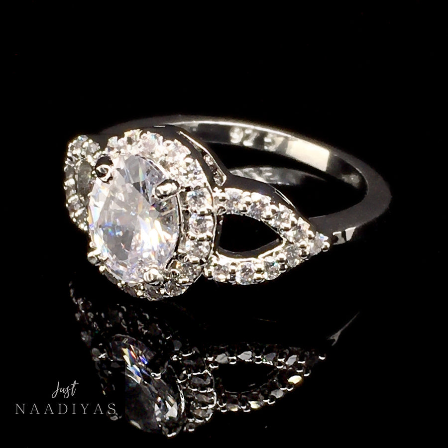 IRAAJ SWAROVSKI RING WWW.JUSTNAADIYAS.COM