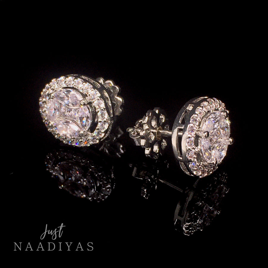 YARA SWAROVSKI EARRINGS WWW.JUSTNAADIYAS.COM