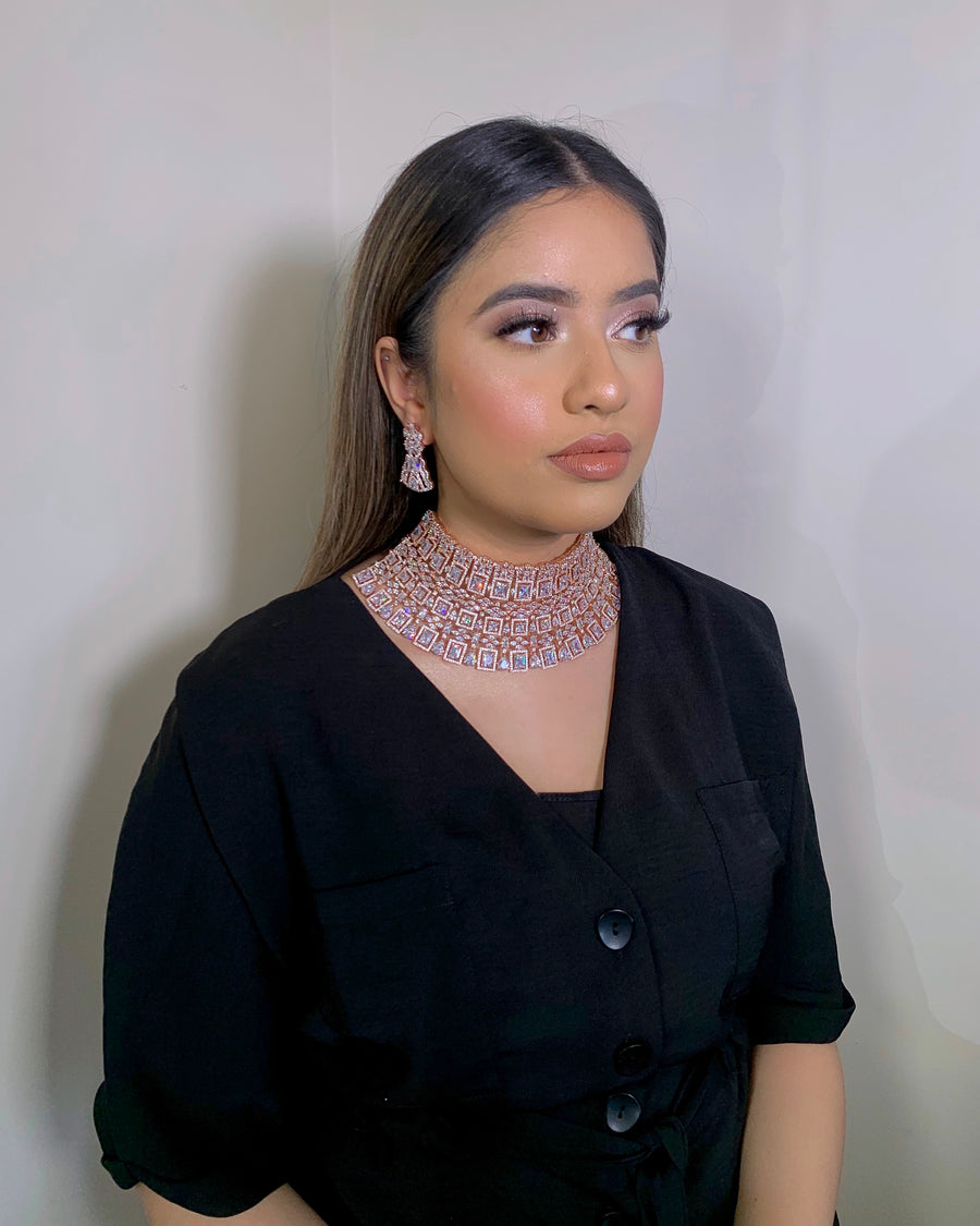 NYREE JEWELLERY CHOKER SET WWW.JUSTNAADIYAS.COM