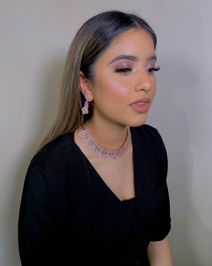 NAAK JEWELLERY CHOKER SET WWW.JUSTNAADIYAS.COM