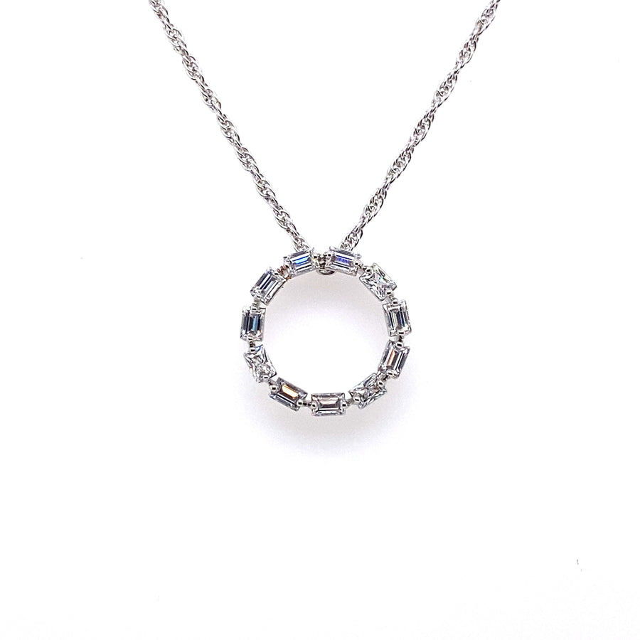 Circle Of Life Silver Necklace